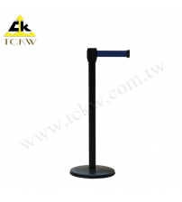 Black Powder Coated Retractable Barrier(TC-100T-PC) 